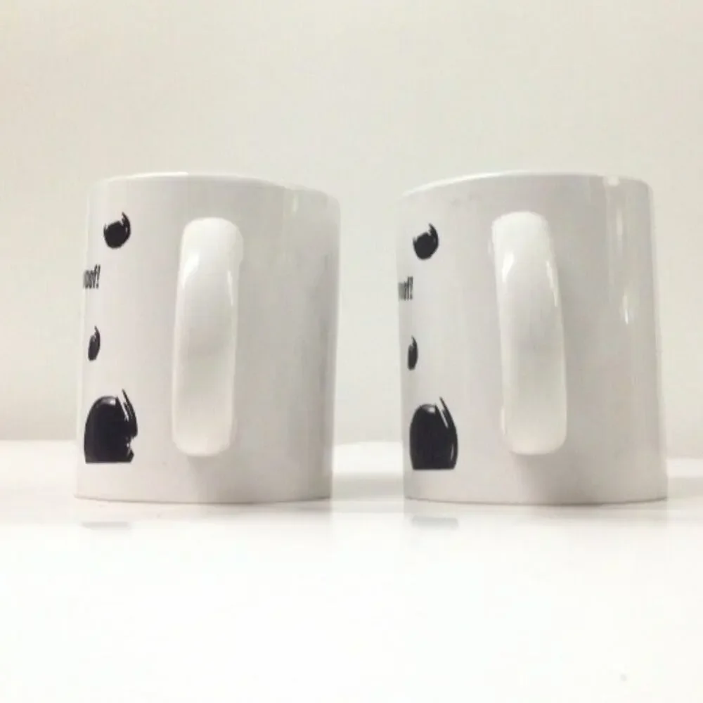 Shonfeld's USA Dog Paw WOOF WOOF Coffee Cup Mug Set